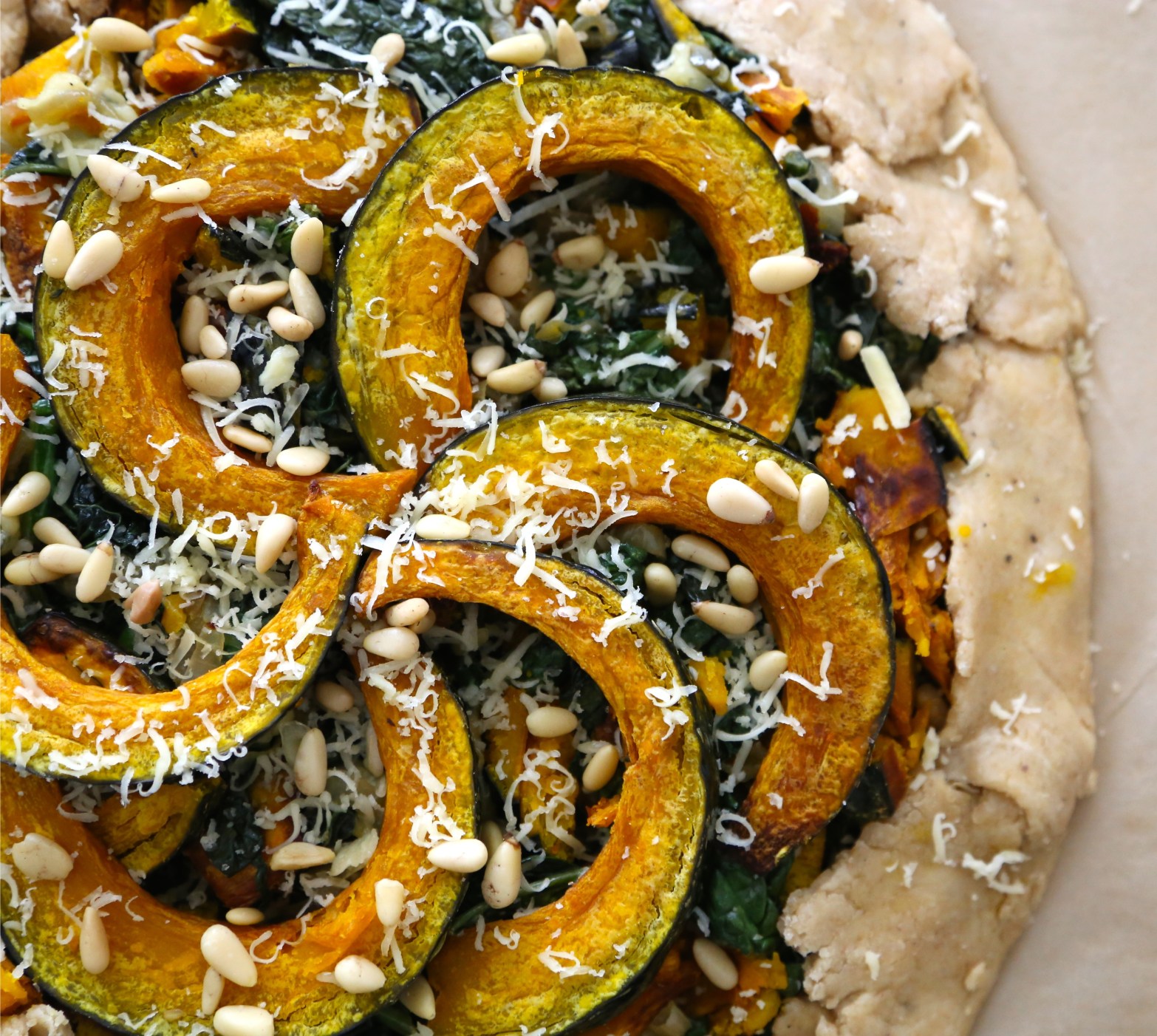 Kale and Kabocha Galette