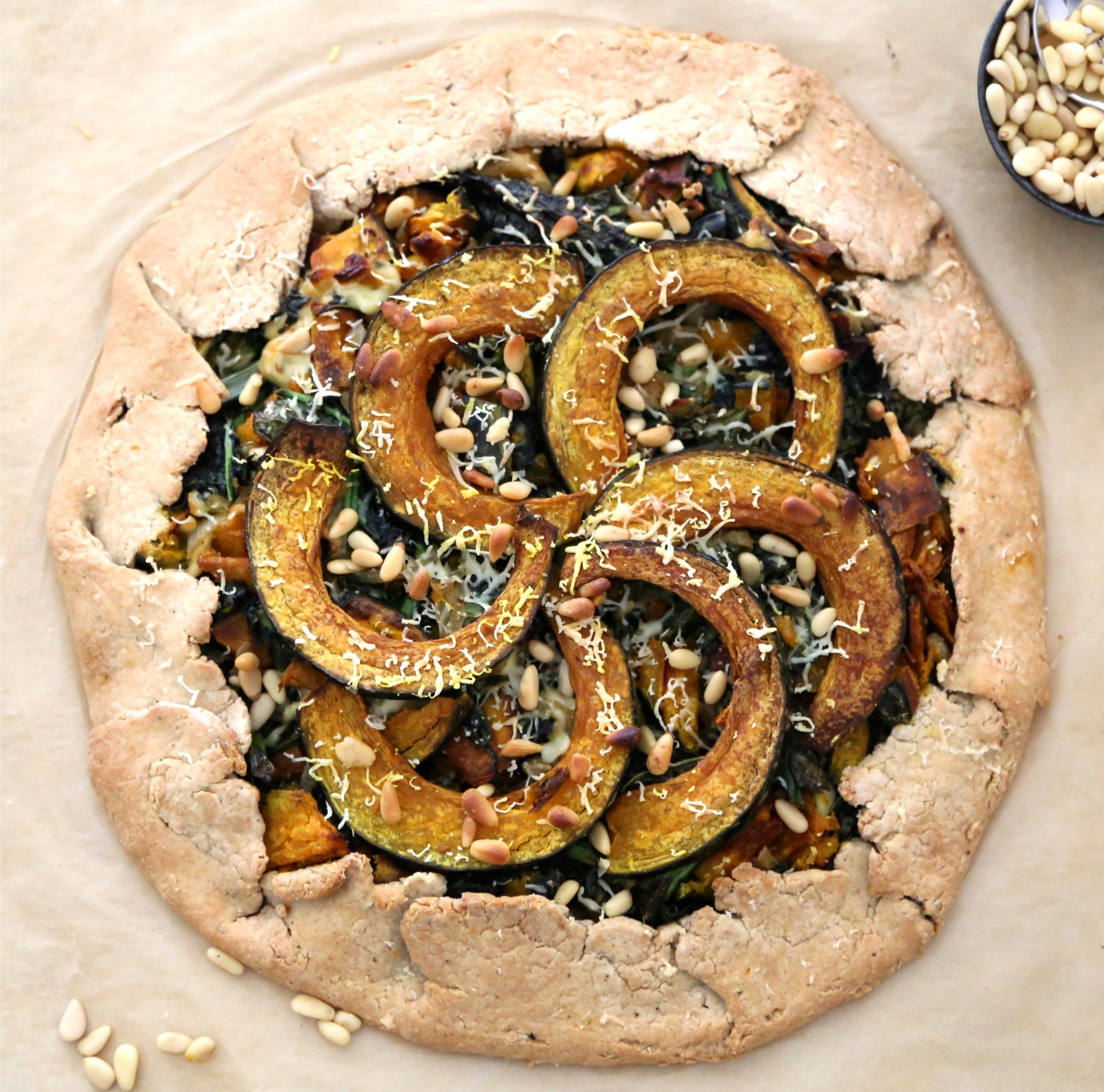 Kale and Kabocha Galette