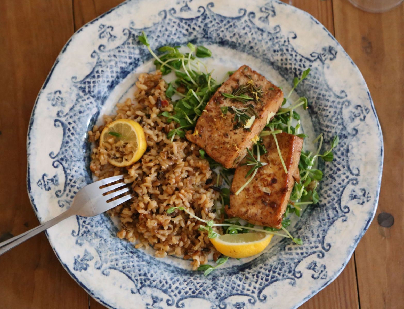 Tofu with Honey and Spices