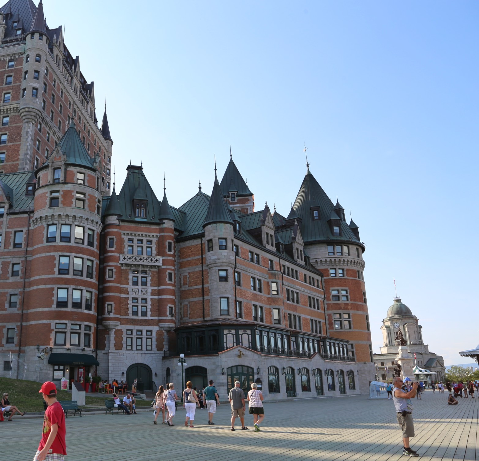 Terrasse Dufferrin and the Château Frontenac