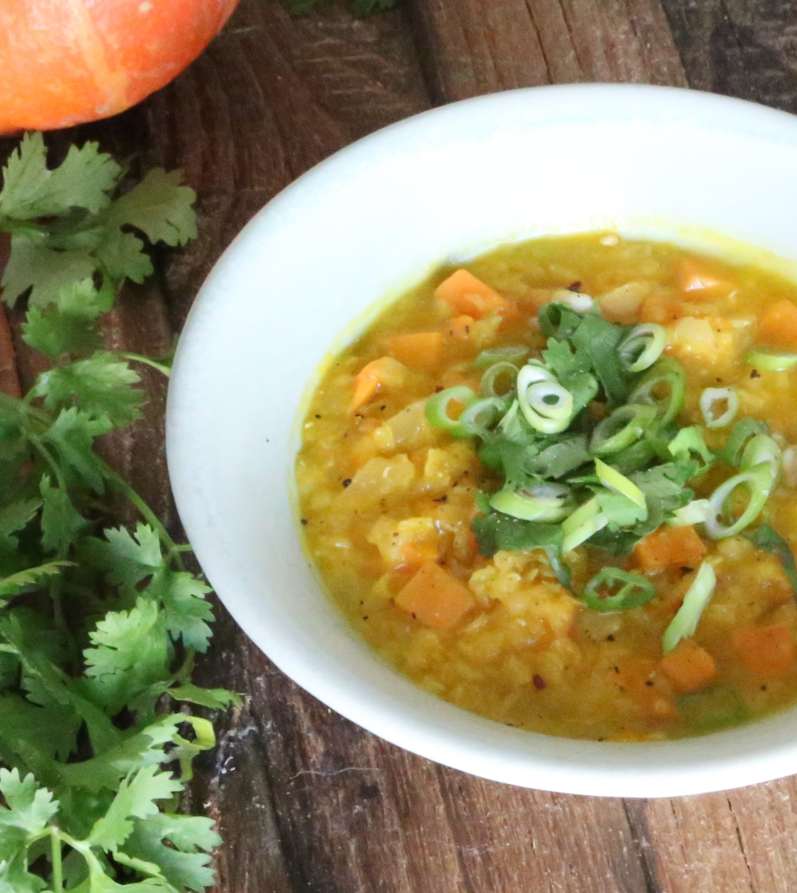 Red Lentil and Red Kuri Squash