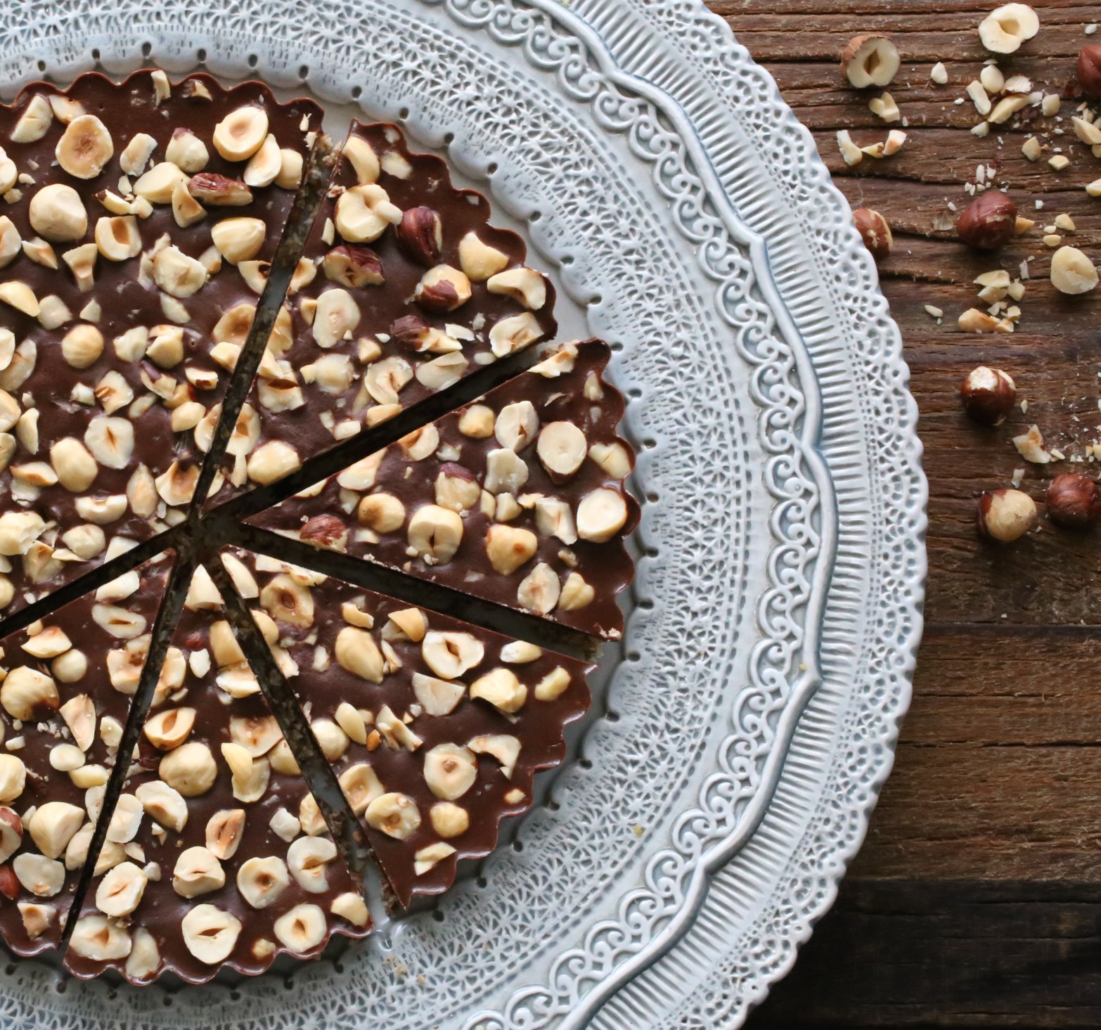 Chocolate Hazelnut Buckwheat Tart