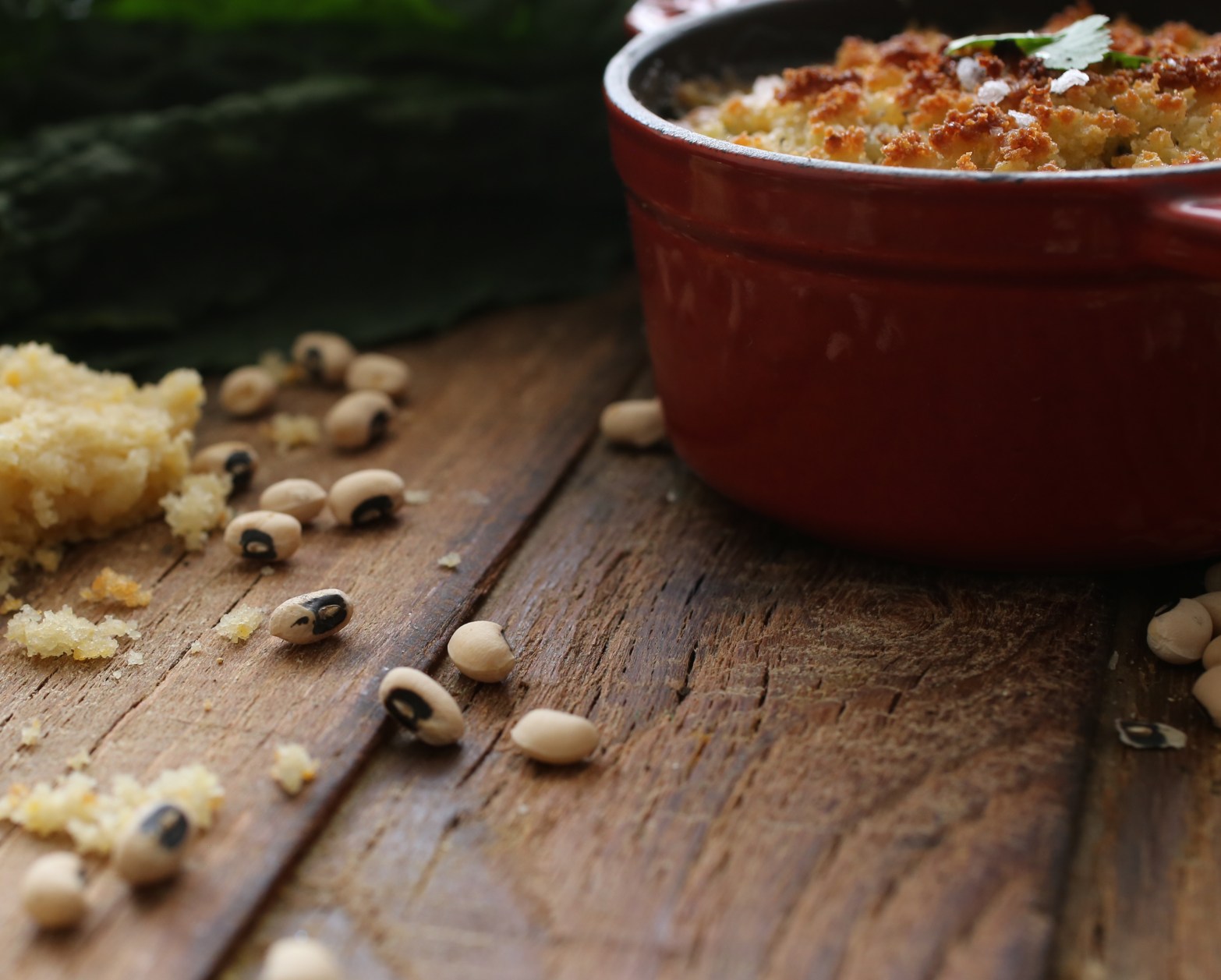 Black-Eyed Peas and Greens