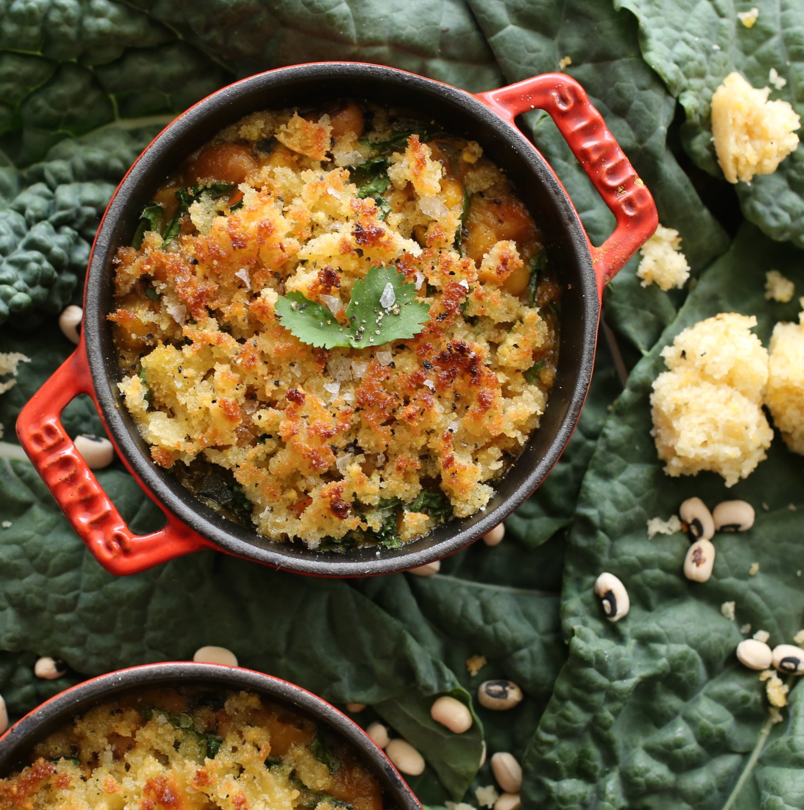 Black-Eyed Peas and Greens