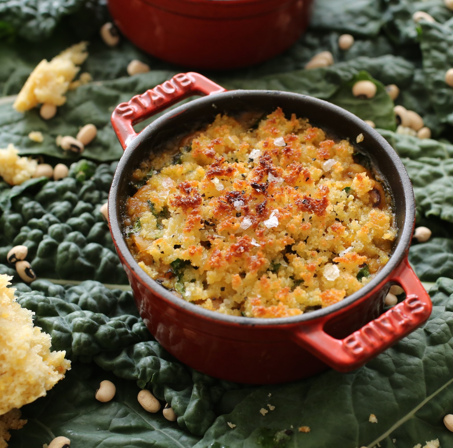 Black-Eyed Peas and Greens