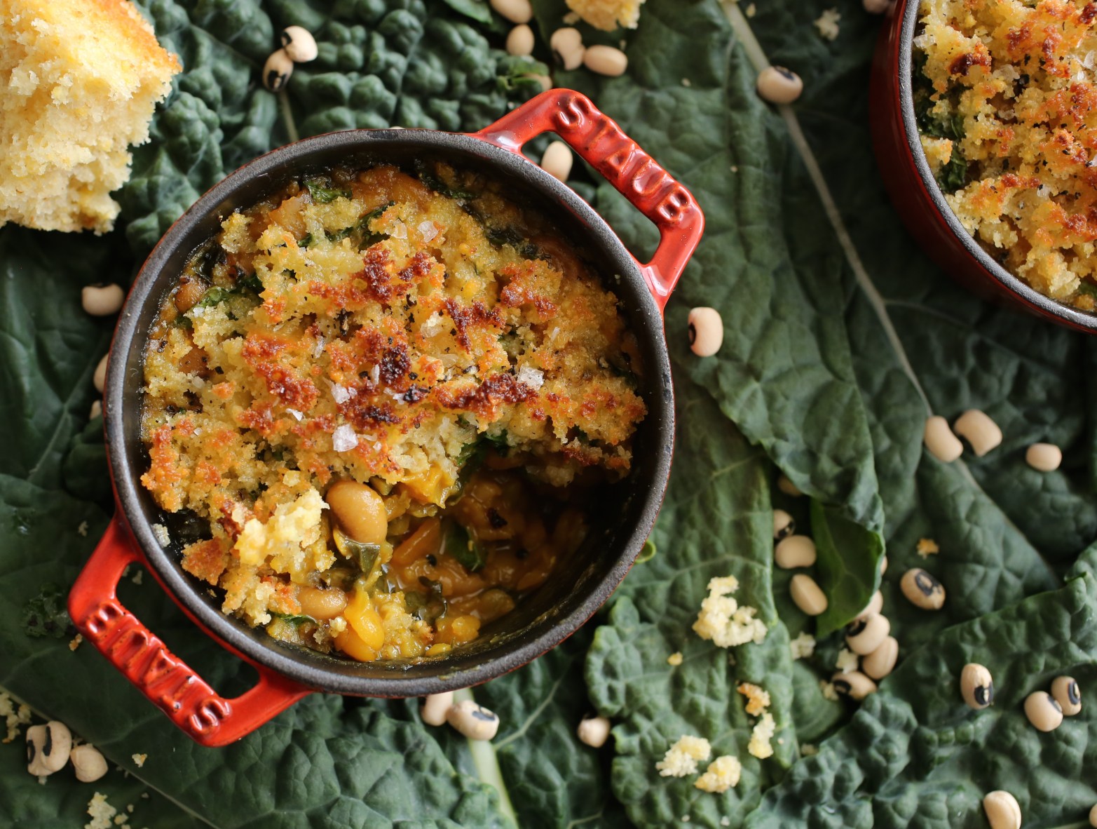 Black-Eyed Peas and Greens