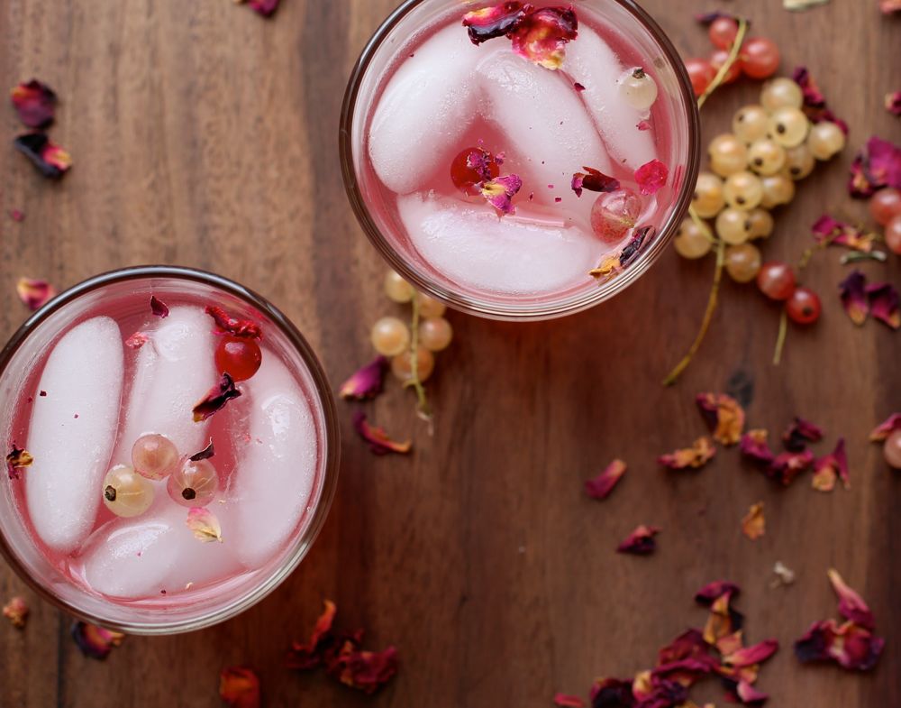 Currant and Rosewater Lemonade