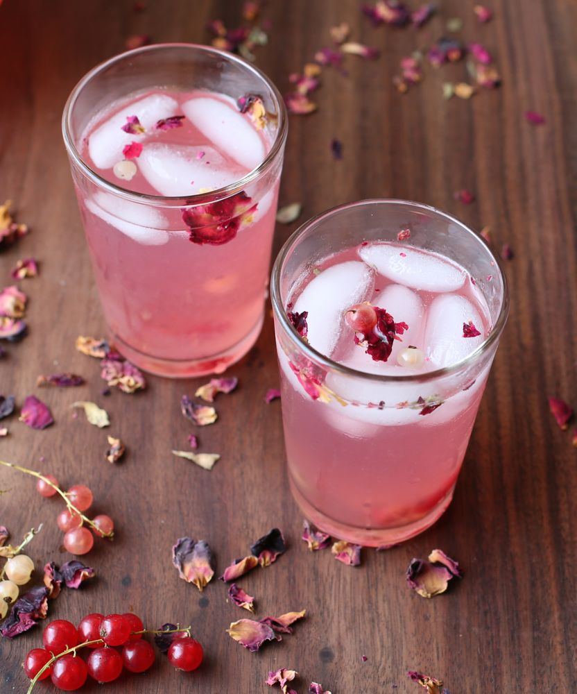 Currant and Rosewater Lemonade