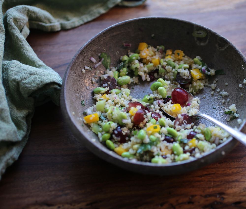 Quinoa Edamame Salad