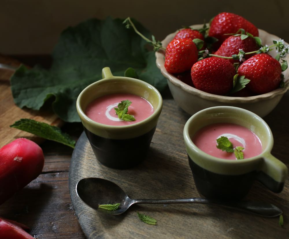 Strawberry Rhubarb Soup