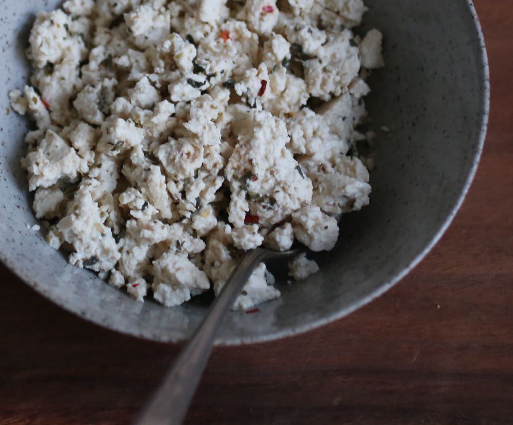 Marinated Tofu feta 2